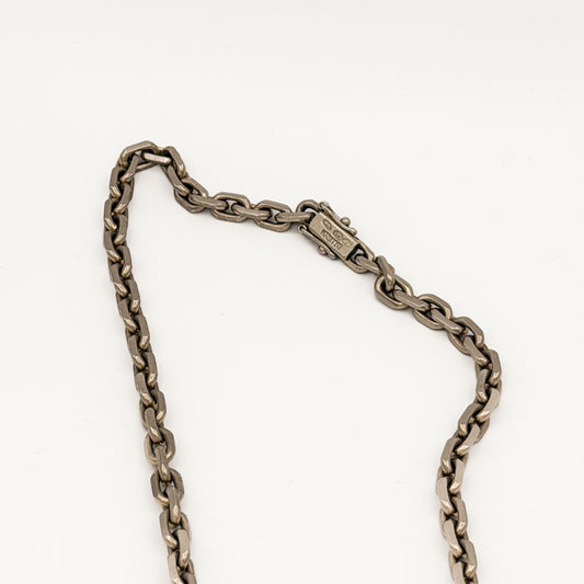 14K valkokultainen ketju – 57 cm / 53 g