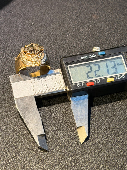 Harley-Davidson 14K Kultasormus – 16,6 g