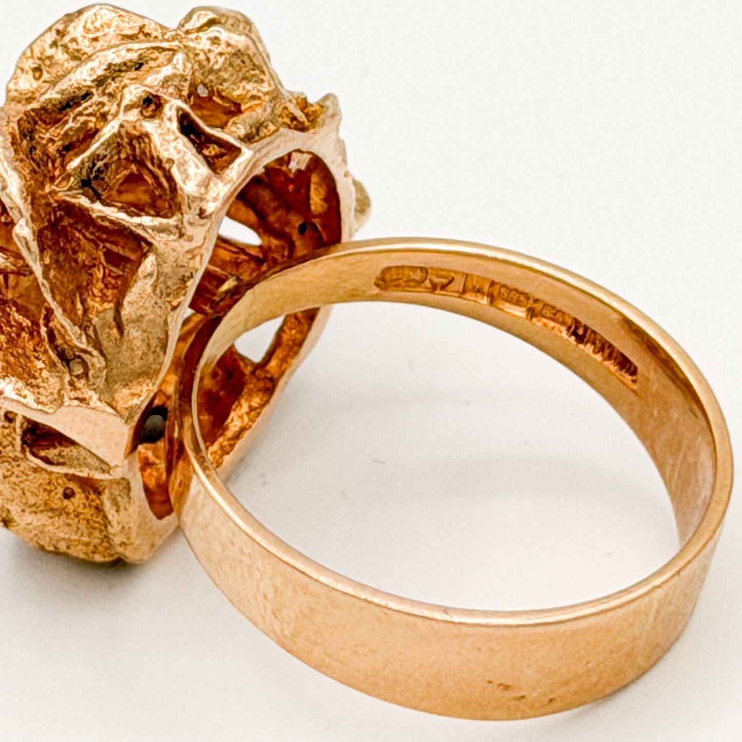Lapponia kultasormus 14K (585), koko 18 mm