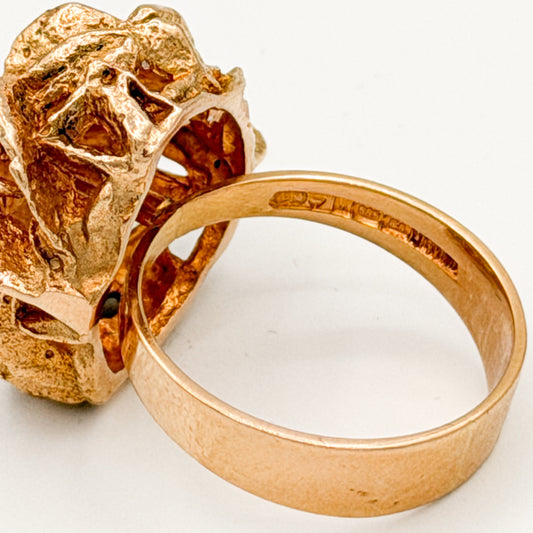 Lapponia kultasormus 14K (585), koko 18 mm