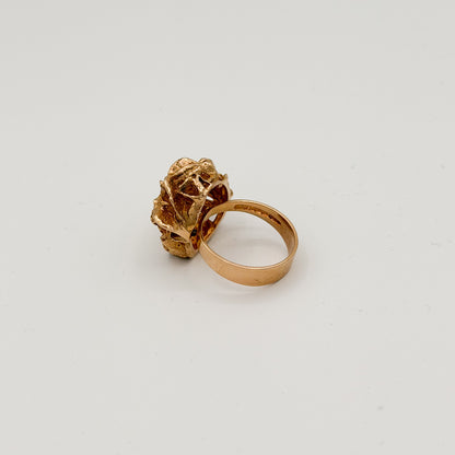 Lapponia kultasormus 14K (585), koko 18 mm