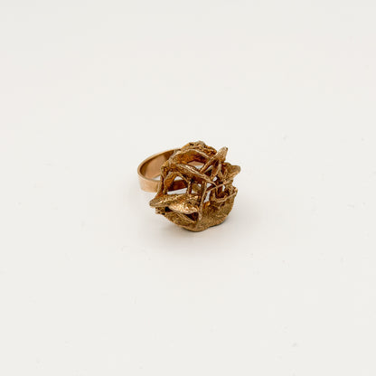 Lapponia kultasormus 14K (585), koko 18 mm